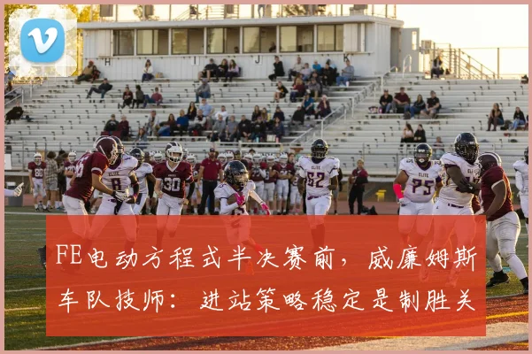 FE电动方程式半决赛前，威廉姆斯车队技师：进站策略稳定是制胜关键